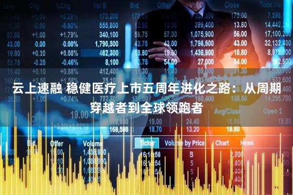 云上速融 稳健医疗上市五周年进化之路:从周期穿越者到全球领跑者
